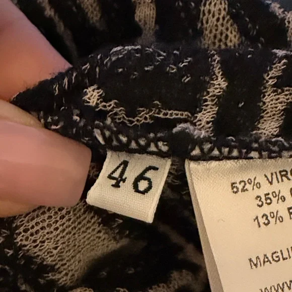 She’s so Cozy Textured Crewneck Sweater Dress - Black/Taupe - Picture 12 of 12